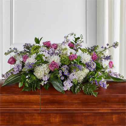 Meadows of Serenity Casket Spray –  Bittner-long Floral And Greenhouse, Somerset PA