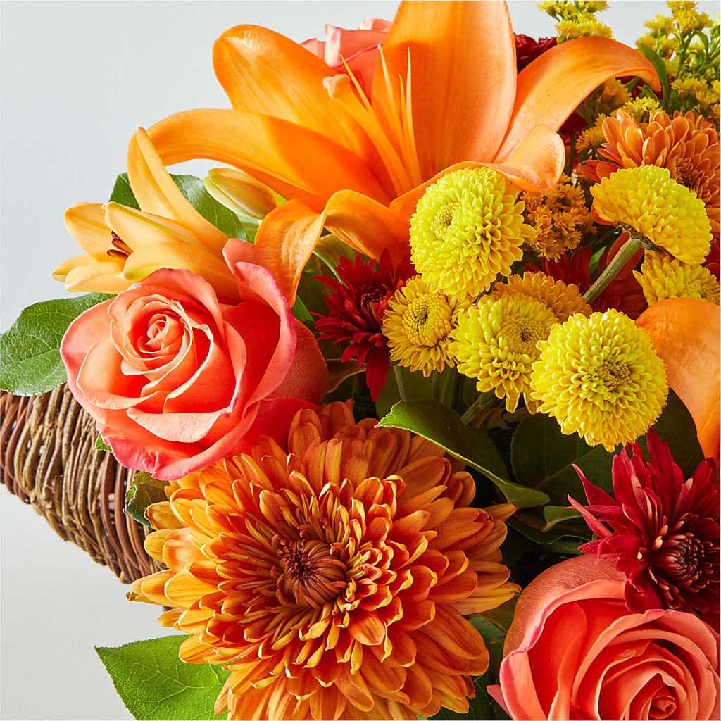 Bouquet of Blessings Cornucopia –  Bittner-long Floral And Greenhouse, Somerset PA
