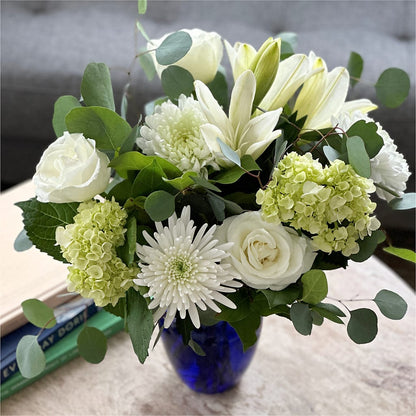 Snowy Dreams Bouquet –  Bittner-long Floral And Greenhouse, Somerset PA