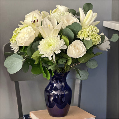 Snowy Dreams Bouquet –  Bittner-long Floral And Greenhouse, Somerset PA