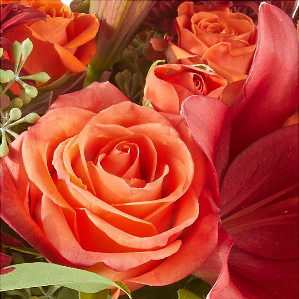 Crimson Leaves Bouquet –  Bittner-long Floral And Greenhouse, Somerset PA