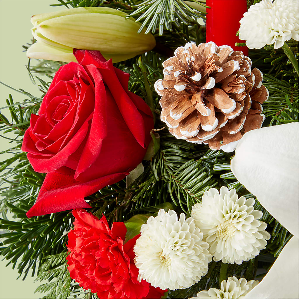 Seasonal Festivities Centerpiece –  Bittner-long Floral And Greenhouse, Somerset PA