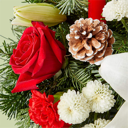 Seasonal Festivities Centerpiece –  Bittner-long Floral And Greenhouse, Somerset PA