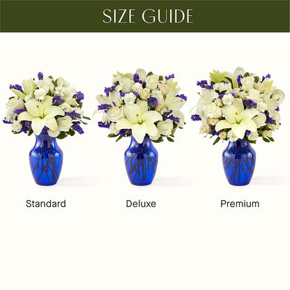 Sapphire Rush Bouquet –  Bittner-long Floral And Greenhouse, Somerset PA