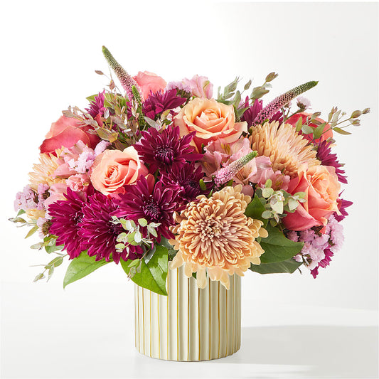 Berry Cobbler Bouquet with Ivory Vase –  Bittner-long Floral And Greenhouse, Somerset PA