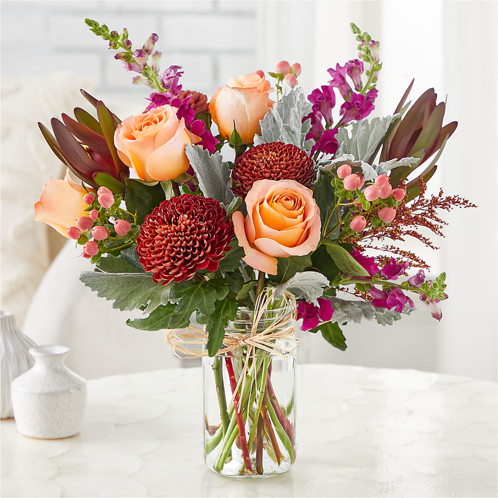 Moody Hues Bouquet –  Bittner-long Floral And Greenhouse, Somerset PA